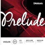 D'Addario J810 Prelude Violin Set Med 4/4