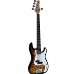 Palmer PB5XL-MRD-VP Electric 5 string Bass Guitar w/bag