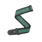 Planet Waves 2" Woven Guitar Strap, Green Monterey