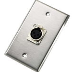 Neutrik Wall Plate Female 1X3XLR