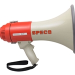 Speco Technologies ER370 Deluxe Megaphone W/Siren - Red/Grey - 16 Watt