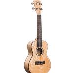 Amahi Penguin Concert Ukulele w/bag - Quilted Ash Top, Back & Sides