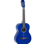 GEWA Basic Classical Guitar 4/4 Transparent Blue