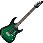 Ibanez GRX70QATEB GIO RX Electric Guitar Transparent Emerald Burst