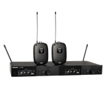 Shure SLXD14D Dual Wireless System with two SLXD1 Bodypack Transmitters G58 Frequency