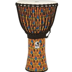 Toca SFDJ-14KB Synergy Freestyle Rope Tuned 14" Djembe - Kente Cloth