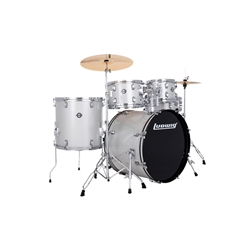 Ludwig Accent Drive 5pc Drum Set - Silver Sparkle