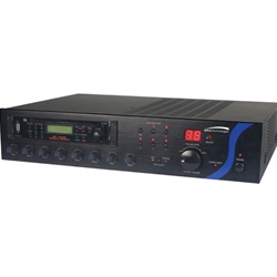 Speco Technologies PBM120AU Public Address Amplifier with Tuner, CD, and USB