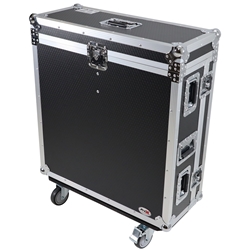 ProX ATA Digital Audio Mixer Flight Case for Behringer X32 Compact Console with Doghouse compartment and Caster wheels