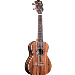 Amahi Penguin Concert Ukulele w/bag - Ebony Top, Back & Sides