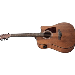 Ibanez AW54CEOPN Artwood Solid Top Dreadnought Open Pore Acoustic-Electric Guitar