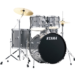 Tama ST52H5CCSS Stagestar Cosmic Silver Sparkle 5 Piece Complete Drum Kit