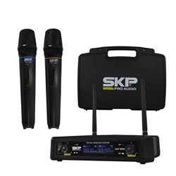 SKP UHF 300D Dual Wireless microphones