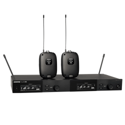 Shure SLXD14D Dual Wireless System with two SLXD1 Bodypack Transmitters G58 Frequency