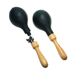 LP LP-281R Maracas - Large Plastic Refillable Black